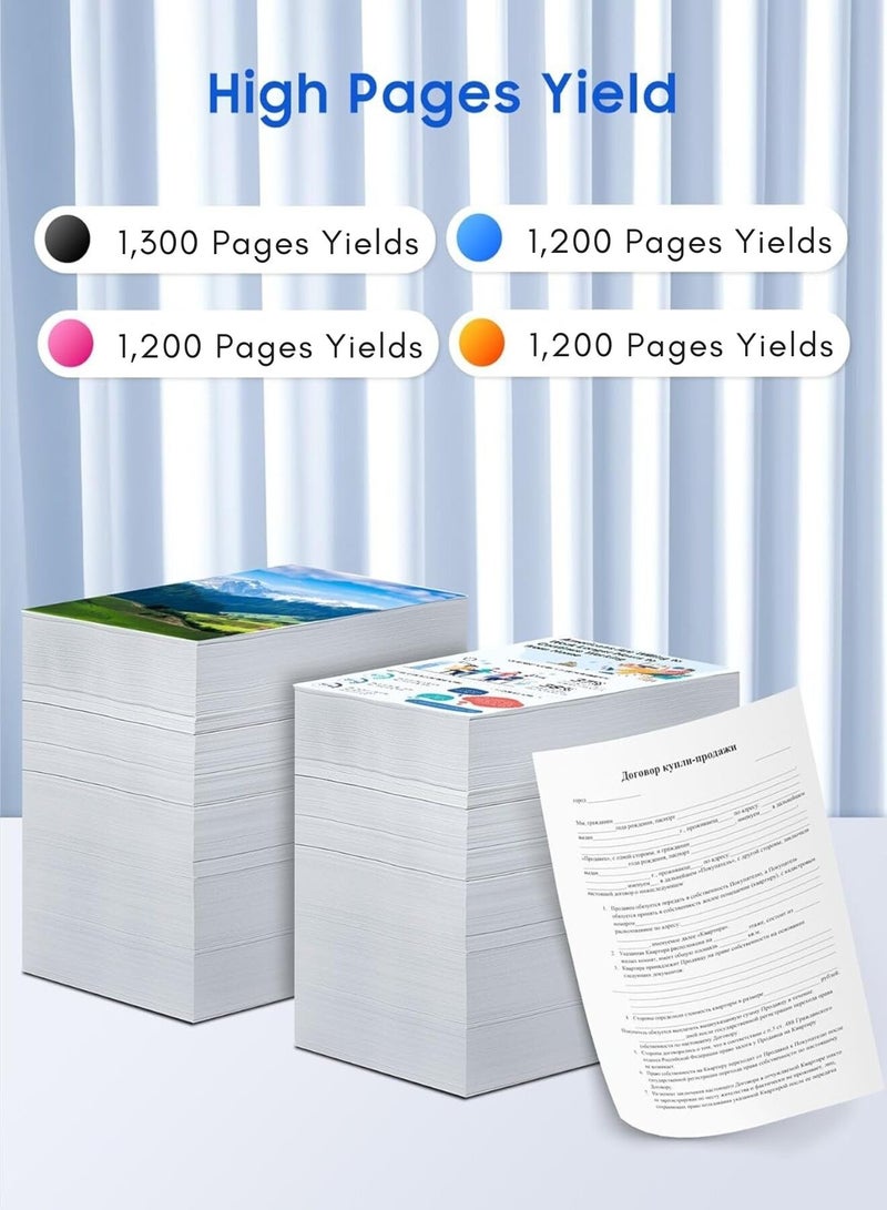 207A Toner Set (W2210A, W2211A, W2212A, W2213A) - Black, Cyan, Yellow, Magenta - Compatible with HP M255 and MFP M283 Printers - Image 3