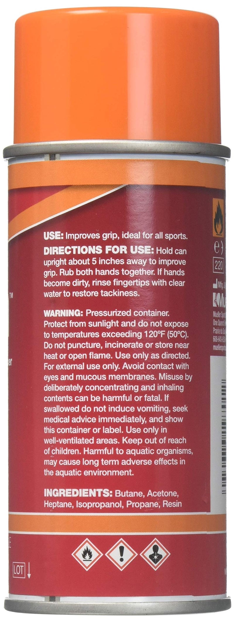 Mueller-190701 Stickum Spray Grip Enhancer, Aerosol, 4-Ounce - Image 2