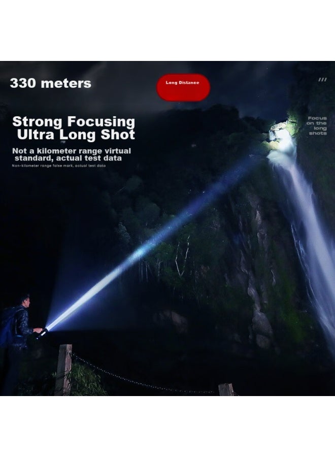 SupFire Gts3 Flashlight, High Brightness, Long Battery Life, Outdoor Survival, Ultra-Bright Long-Range, Handheld Searchlight, Emergency Patrol, Mining Lamp - Image 4