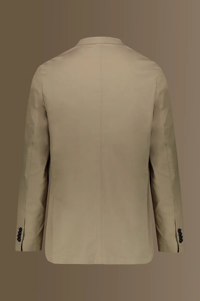 دوبل غانغر Single breasted jacket patch pocket - Beige
