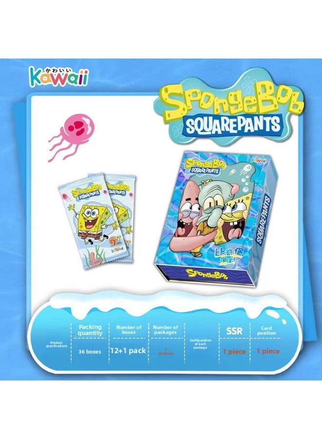 Kapo Wen Chuang Spongebob Card Mysterious Box Diopsy Collection Card Pai Da Star Squidward Crab Boss