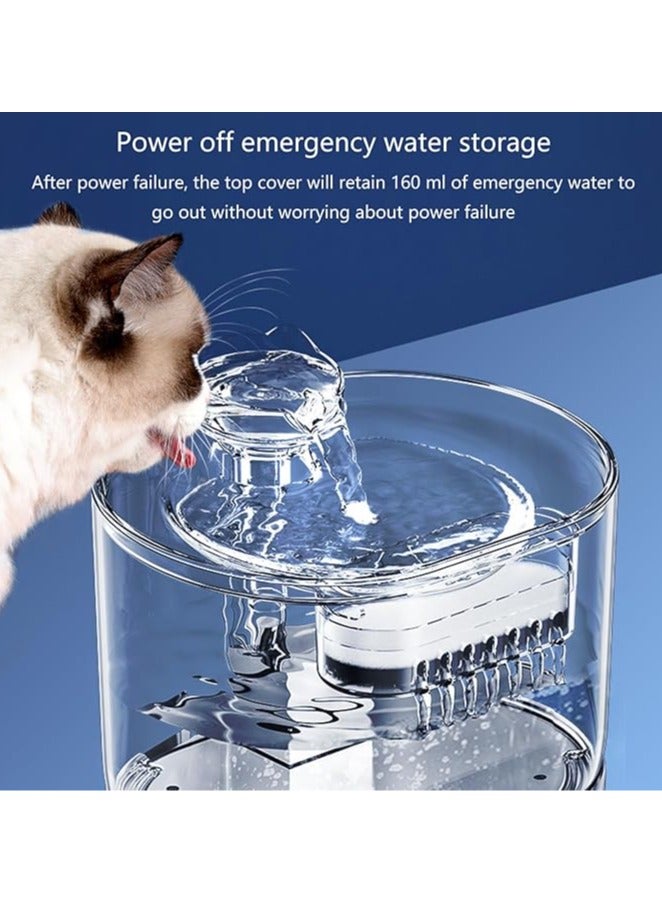 general Cat Water Dispenser Automatic Water Dispenser Large Capacity Pet Water Dispenser Dog Water Dispenser Small Cat and Dog Water Dispenser Small Cat Automatic Water Dispenser - Image 3