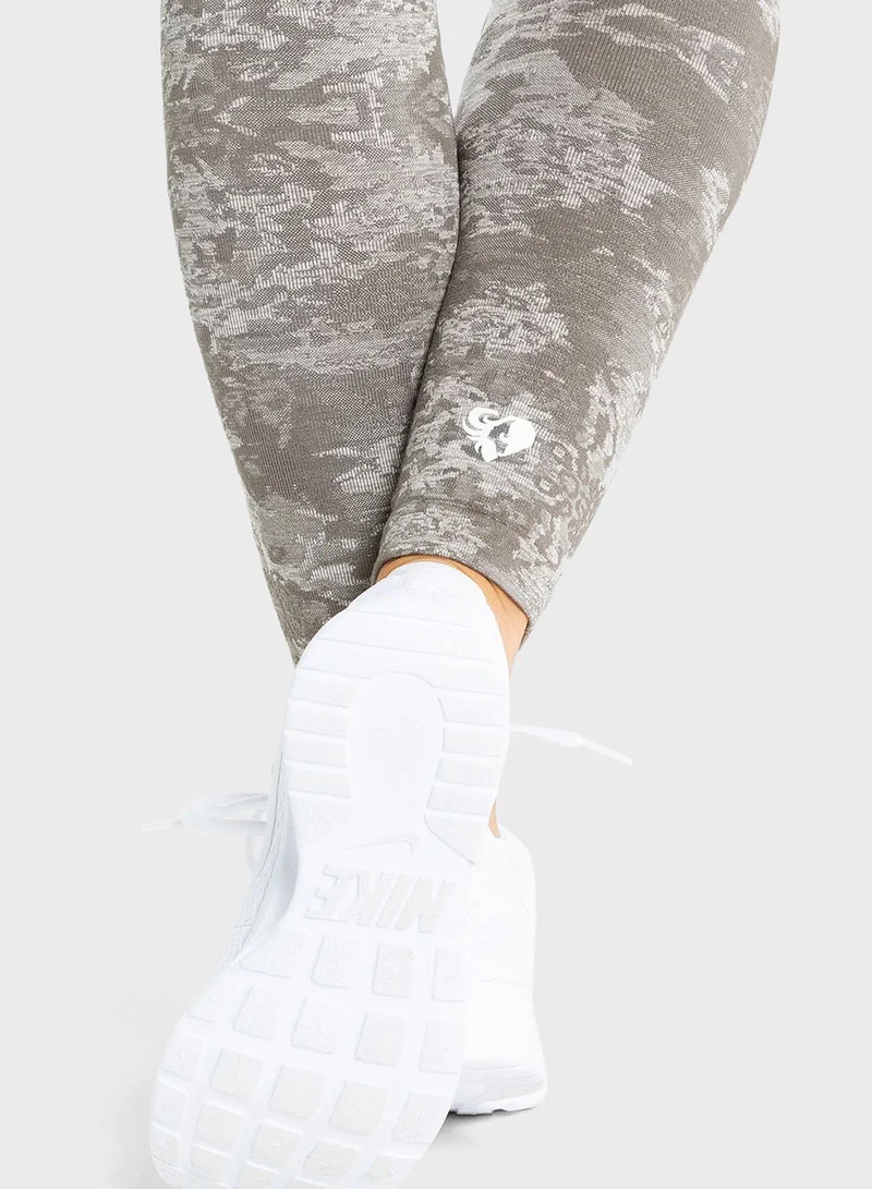 Womens Best Camo Seamless Tights