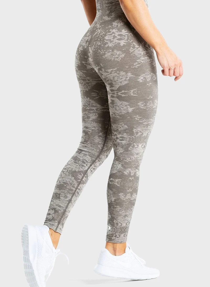 Womens Best Camo Seamless Tights