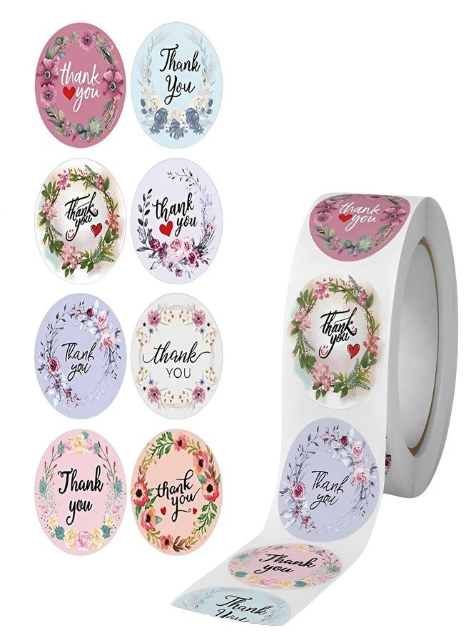 2heet 500 Pcs 1-Inch Thank You for Supporting My Business Gift Stickers – Perfect Handmade Paper Labels for Crafting, Card Making, and Packaging (Design in Thank You) - Image 1