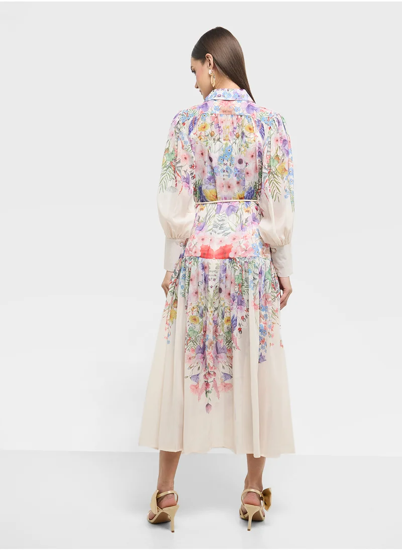 ايلا Floral Print Dress