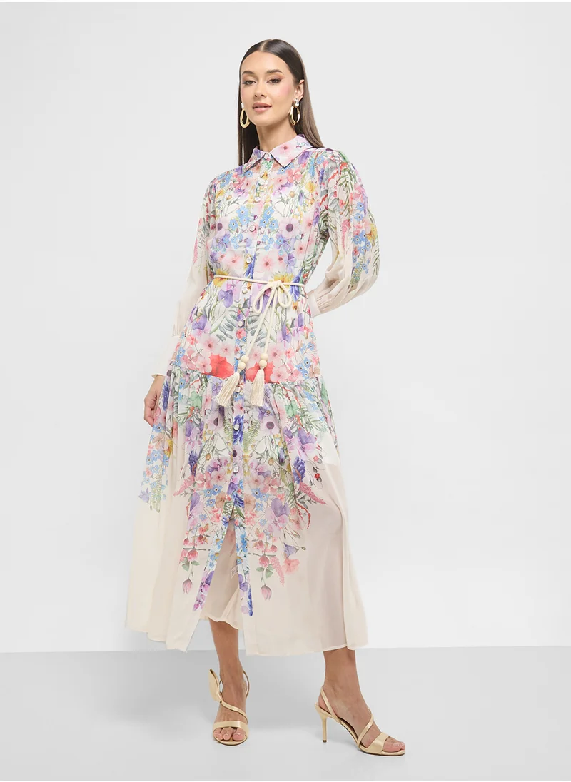 ايلا Floral Print Dress