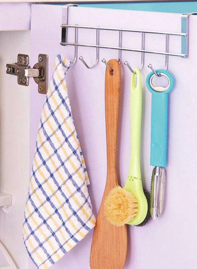 Door Hanging Storage Hook Silver - Image 4