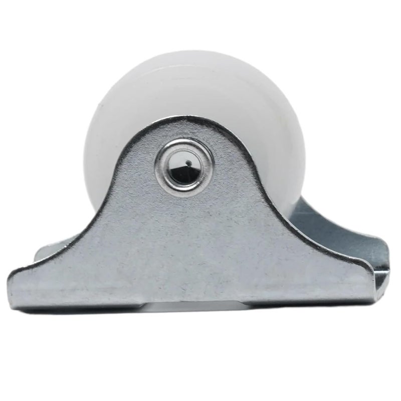 White Plastic Caster Wheels 40pcs 25mm Diameter Furniture Replacement For Table Nightstand - Image 2