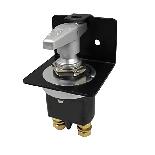 YZQPNB Battery Disconnect Switch with Lockout Plate Fits Negative Battery Doctor Replace 20247, 500A 12V-36V Master Battery Kill Switch Fixed Handle Isolator for Car Auto RV and Boat Waterproof - Image 1