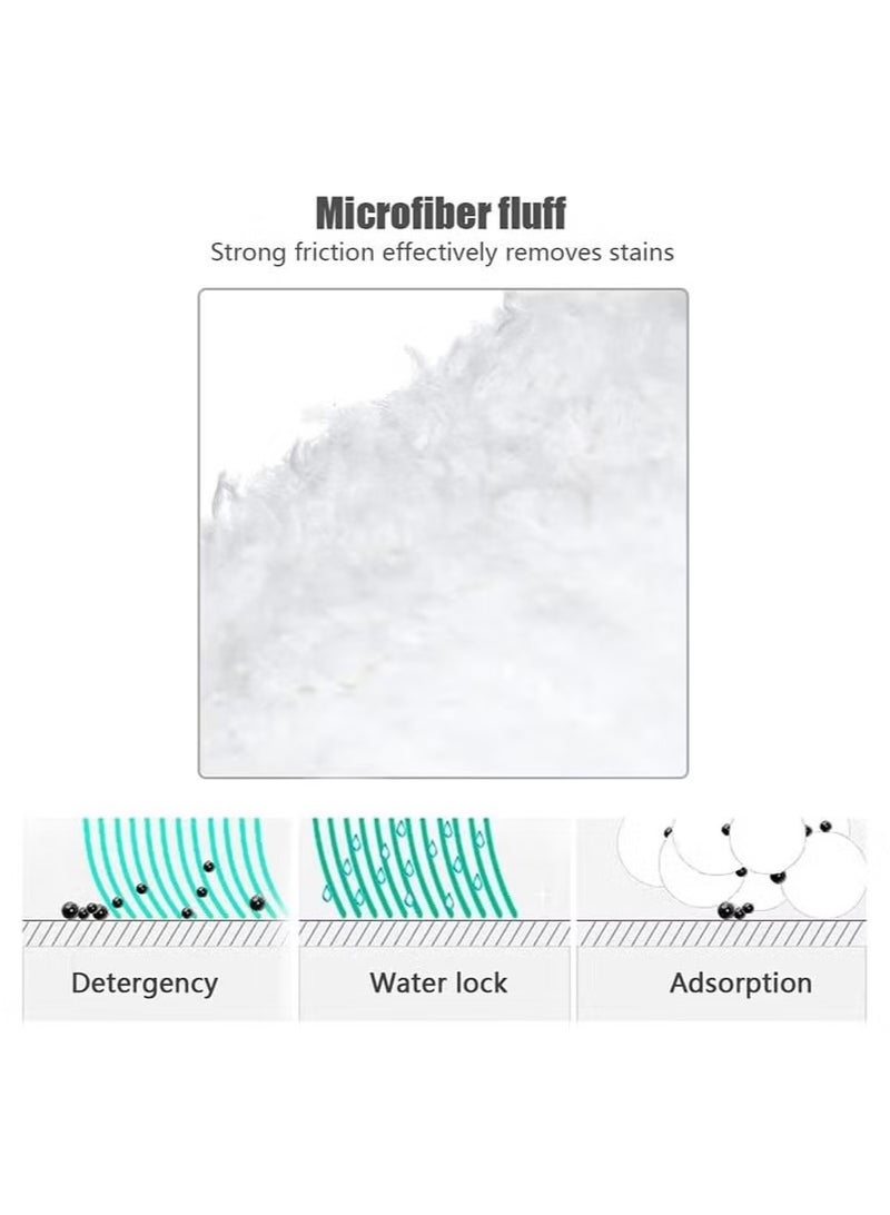 Neox 6 Pack Cloth Set Mopping Pads Replacement Compatible With Karchers SC2/ SC3/ SC4/ SC5 Microfiber Mopping Pads Cloth Accessories, White  - Image 5