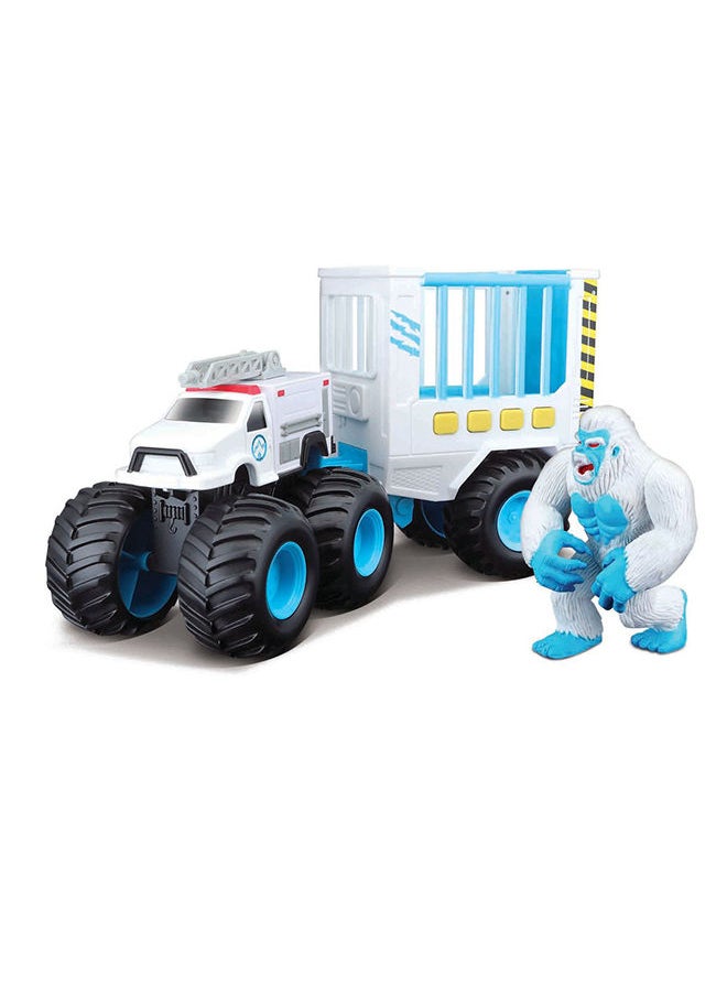 Maisto - Fresh Metal Monster Transport 4 X 4 Assorted Model Vehicle Gift for All Age Boys and Girls. - Image 1