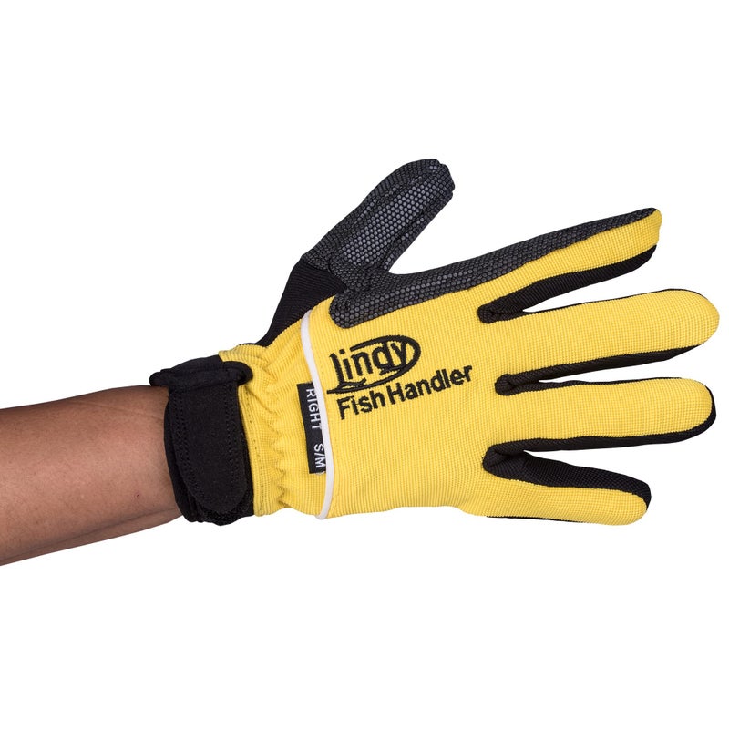 Lindy Fish Handling Glove (Small/Medium, Yellow, Right-hand) - Image 1
