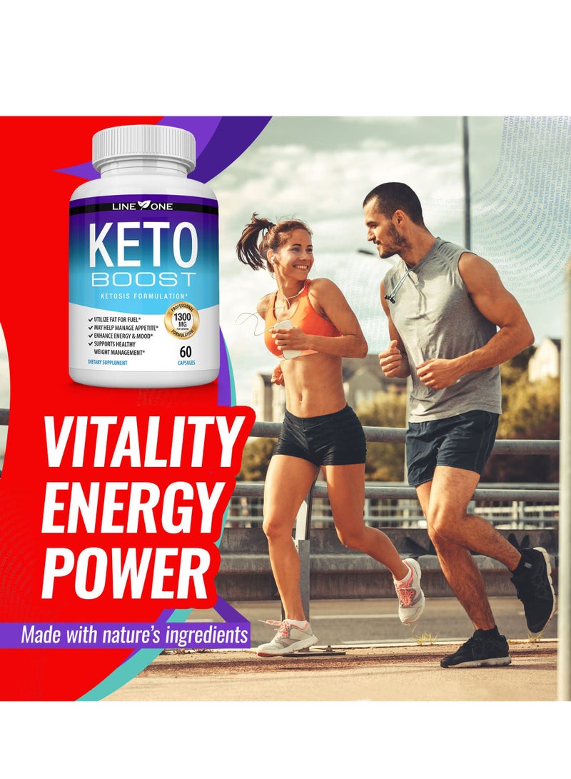 KETO Natural weight loss vitamins, auxiliary weight loss, over-the-counter weight loss adjuvants, powerful fat burning and appetite suppression - very suitable for keto diet with 60 capsules - Image 5