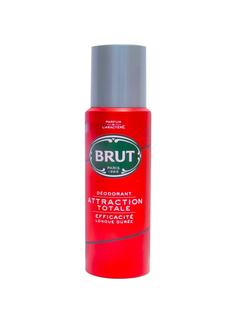 Brut Attraction Totale Deodorant Spray For Men 200 ml