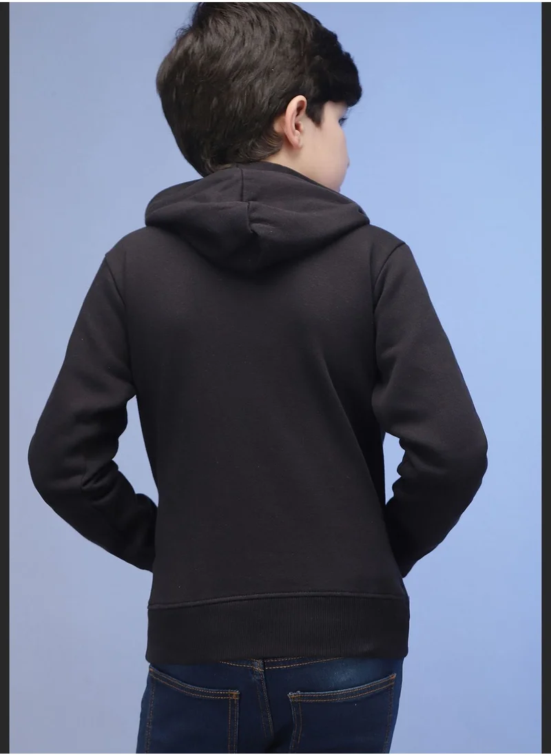 Instafab Front Pocket Printed Hoodie