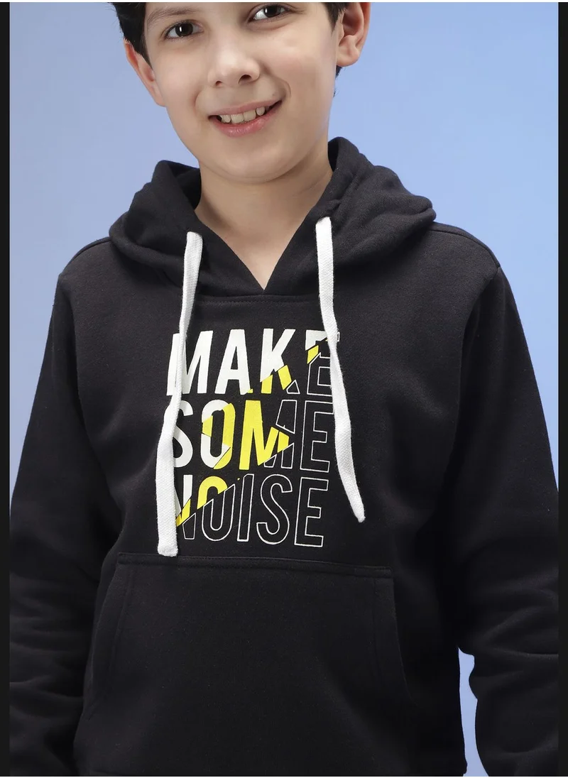 Instafab Front Pocket Printed Hoodie