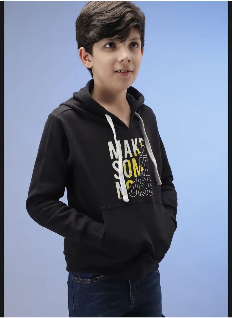 Instafab Front Pocket Printed Hoodie