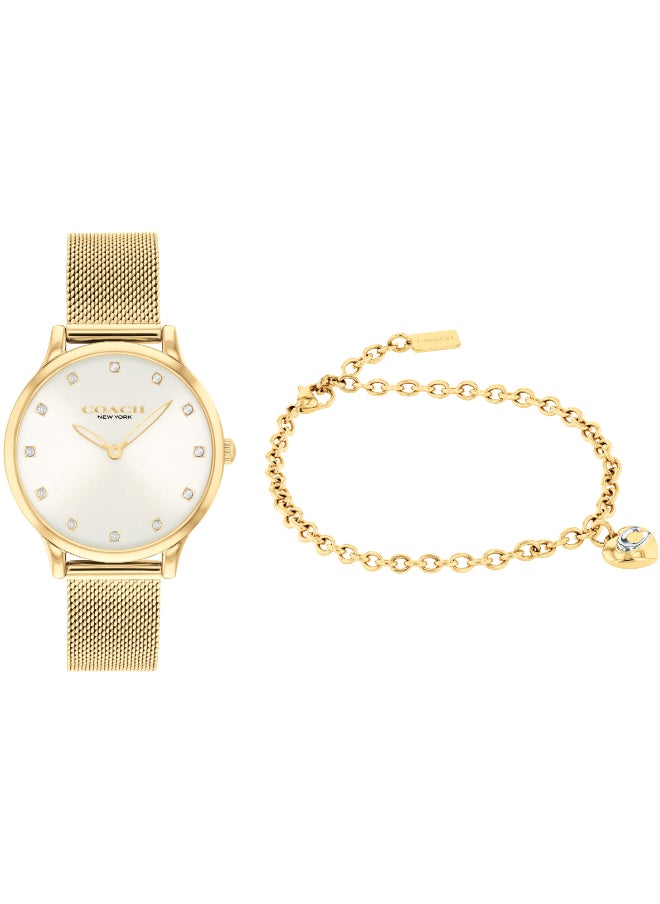 COACH Women's White Dial Analog Quartz Watch 32 mm -  14000109 