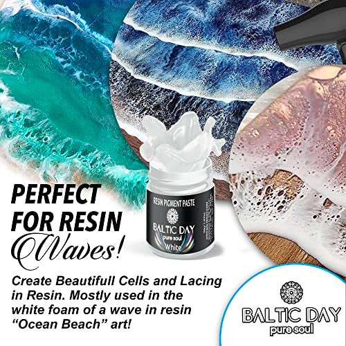 BALTIC DAY 10 Resin Pigment Pastes Set – Opaque Color Dye for Epoxy Resin Art & Crafts – Vibrant Mica Powder Paste – Easy-Mix Resin Color Pigments – Rich Epoxy Dye for Jewelry, Molds & DIY Projects – Nr2 - Image 3