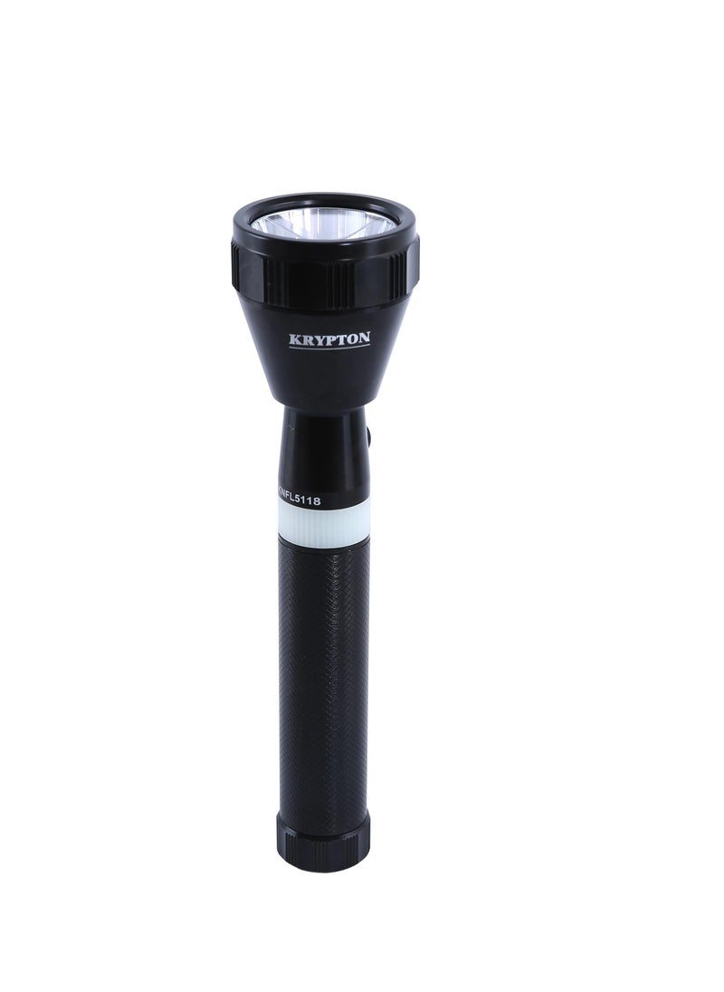 KRYPTON Rechargeable LED Flashlight Black  - Image 1