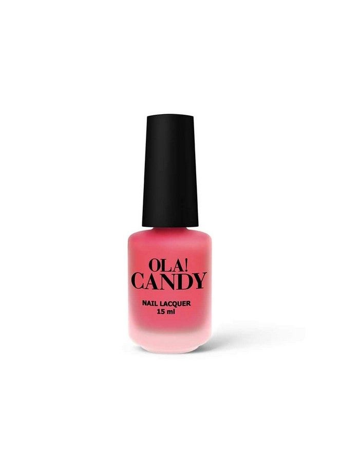Ola Candy Ho Ho Hollywood Matte By Ola! Candy Matte Me Monday Collection 5 Free Long Lasting High Shine And Chip Resistant French Formulation 15 Ml 1 Unit  - Image 1