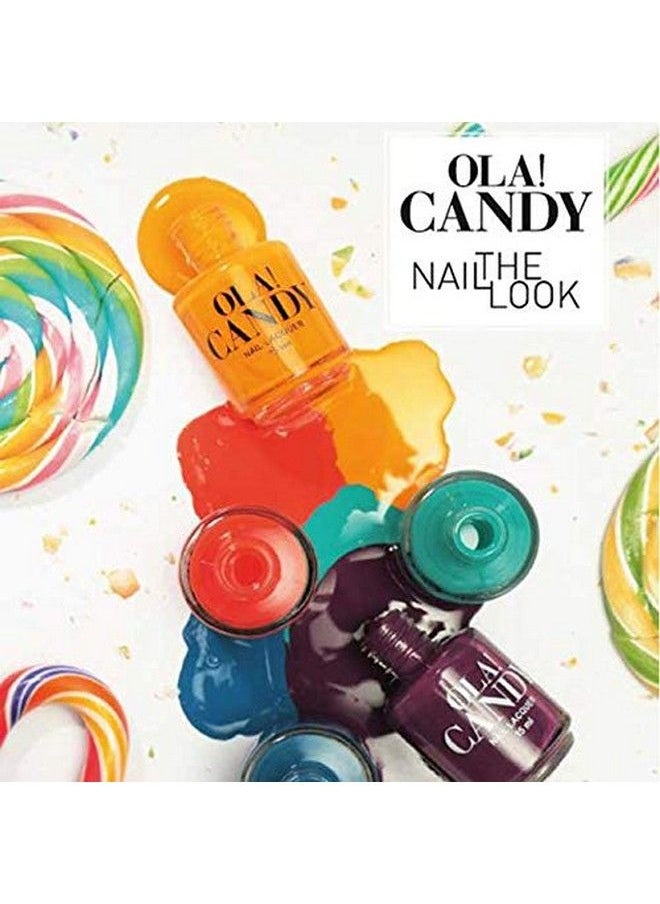 Ola Candy - Ho Ho Hollywood Matte By Ola! Candy Matte Me Monday Collection 5 Free Long Lasting High Shine And Chip Resistant French Formulation 15 Ml 1 Unit - Image 1