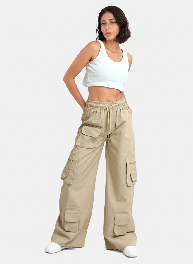 RAVIN Fashionable Slip On Cargo Pants - Image 5