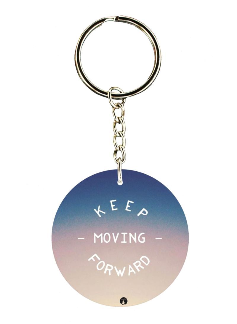 English Phrases Printed Keychain
