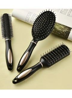 3pcs Hairdressing Comb Oval Shaped Air Cushion Comb Round Curling Brush Ribs Comb Anti Static Hair Styling Comb - pzsku/Z0081A459FB1413849F7BZ/45/_/1739369691/0756ab84-5a43-4adb-b805-588e1833e524