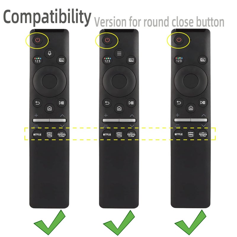 AKSHFETH Silicone Case for Samsung Smart TV Remote Cover BN59-01312A/BN59-01312B Silicone Protective Cover Compitable with Samsung Remote BN59 Series with Lanyard (Glow Green) - Image 2