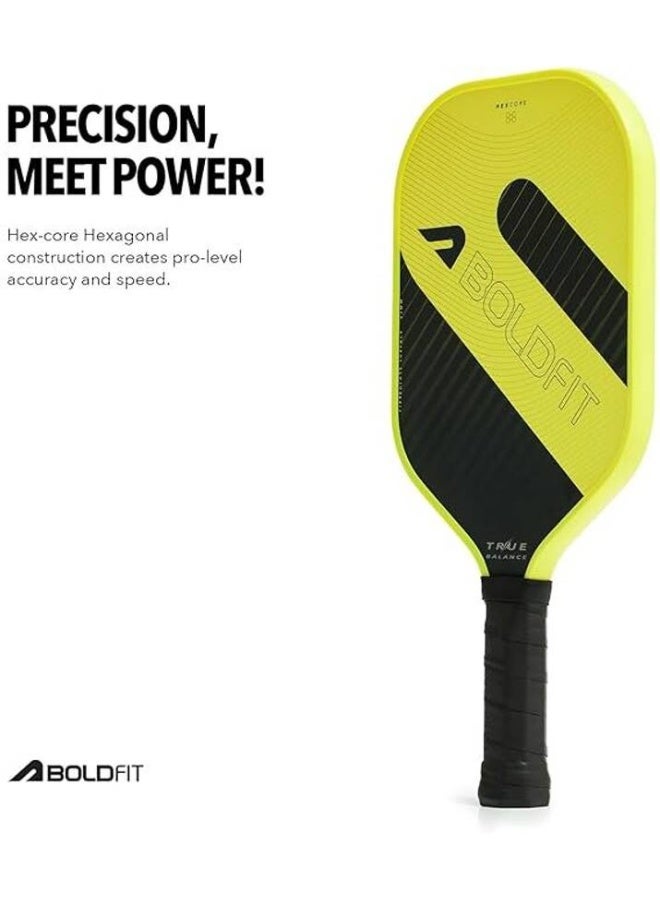 BOLDFIT BOLDFIT Pickleball Paddle Pickle Ball Racquet Glass Fiber Pickleball Bat Racket Pickleball Paddle  - Image 5