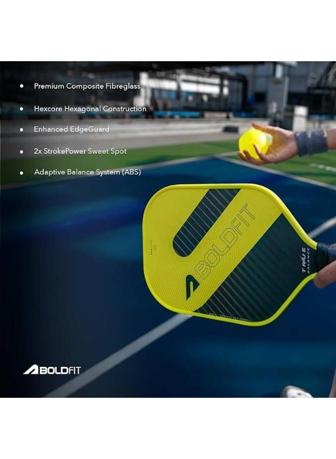 BOLDFIT BOLDFIT Pickleball Paddle Pickle Ball Racquet Glass Fiber Pickleball Bat Racket Pickleball Paddle  - Image 4