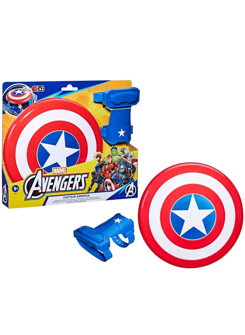 Marvel Captain America Magnetic Shield & Gauntlet - Image 1