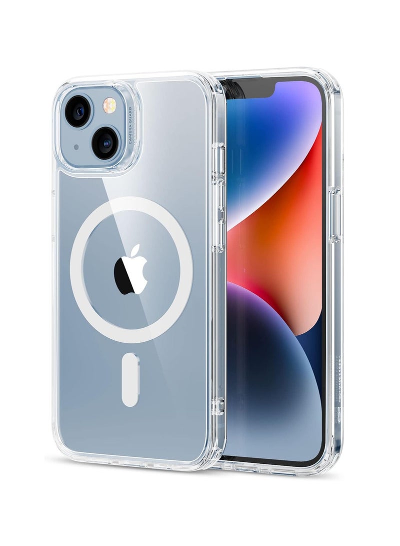DUSALA For iPhone 13 Case Compatible with MagSafe Shockproof Military-Grade Protection, Magnetic Phone Case for iPhone 14/13 Classic Hybrid Case Clear - Image 1