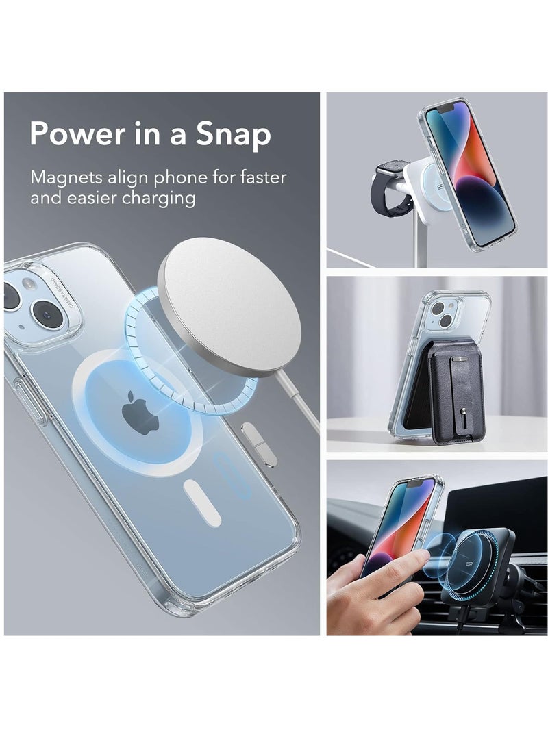 DUSALA For iPhone 13 Case Compatible with MagSafe Shockproof Military-Grade Protection, Magnetic Phone Case for iPhone 14/13 Classic Hybrid Case Clear - Image 3
