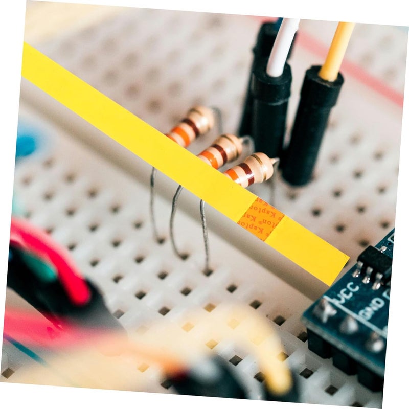 5 لفات شريط عازل للحرارة عالي الحرارة مقاوم للحرارة للتصعيد والكبس الحراري والإلكترونيات والسيارات - Image 5