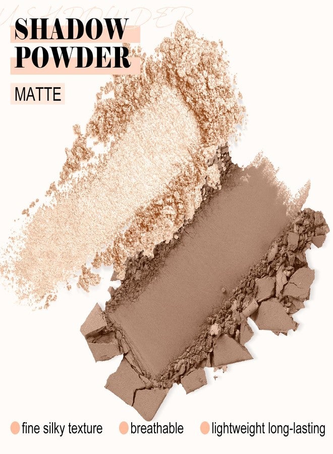 Boobeen Highlighter Contour Makeup Palette Face Matte Bronzer Powder, Compact Contouring Blush for Cheeks, Natural Long Lasting with Brush - Image 3