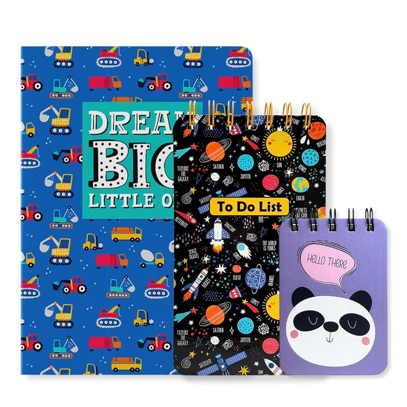 Articious Combo Includes A5 Slim Diary, 1 Mini To Do List, 1 Pocket Pad Combo Pack | 80 GSM | Ruled & Coloured Pages | Easy to Carry | Handy Diary Notebook | Diary for Girls 404_701_301 - Image 1