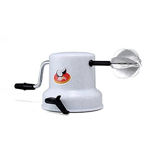 Anjali Plastic Coconut Scrapper with Vacuum Base, White - Image 3