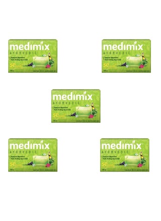 Medimix Ayurvedic Soap Natural Glycerin 125 grams 5 Pack