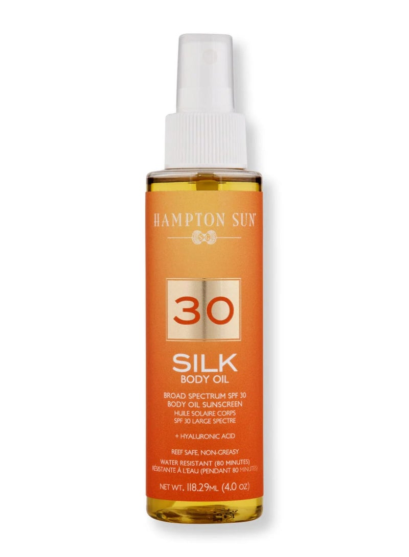 Hampton Sun Silk Body Oil SPF 30 4 oz