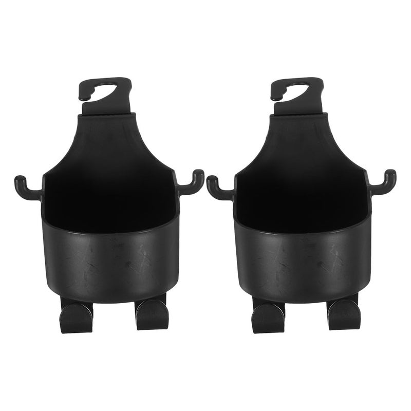 2pcs Car Headrest Seat Back Organizer Cup Holder Multifunctional Hook Drink Pocket Hanging Water Bottle Storage Holder For Auto Truck - Image 5