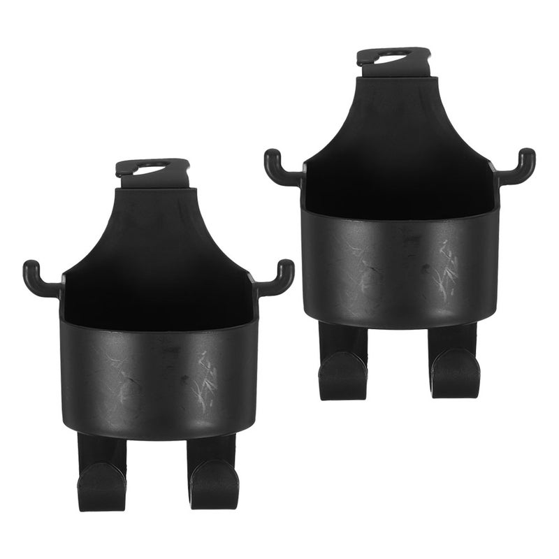 2pcs Car Headrest Seat Back Organizer Cup Holder Multifunctional Hook Drink Pocket Hanging Water Bottle Storage Holder For Auto Truck - Image 3