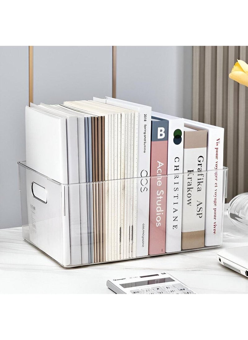 Generic Plastic Storage Container - Keep Your Items Neatly Stored With A Sturdy, Stable, Multi-Purpose Transparent Plastic Box Measuring 26.5 × 18 × 12 Cm, Providing Clear Visibility And Reliable Support For Heavy Loads  - Image 1
