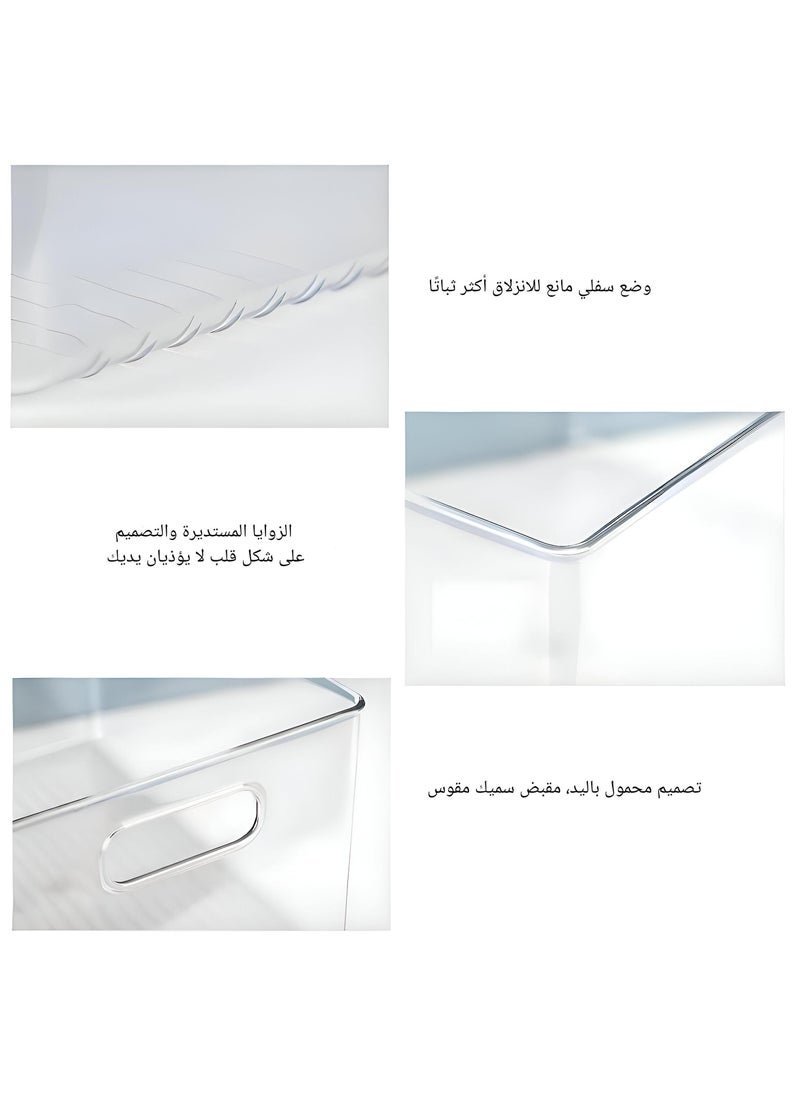 Generic Plastic Storage Container - Keep Your Items Neatly Stored With A Sturdy, Stable, Multi-Purpose Transparent Plastic Box Measuring 26.5 × 18 × 12 Cm, Providing Clear Visibility And Reliable Support For Heavy Loads  - Image 3