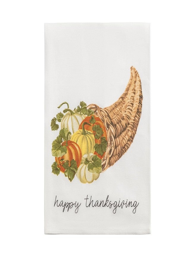 Mud Pie Thanksgiving Cornucopia Towel