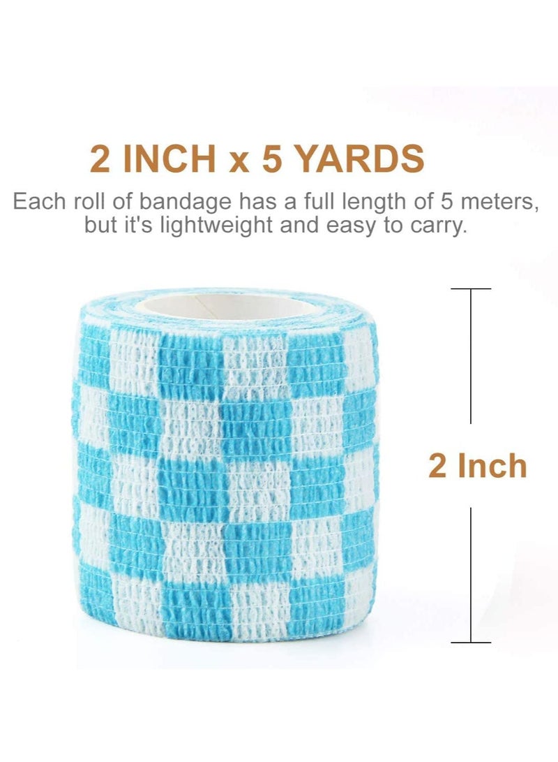 Excefore 10 Rolls Of Adhesive Bandage Self-Adhesive Non-Woven Fabric Sports Bandage - Image 2
