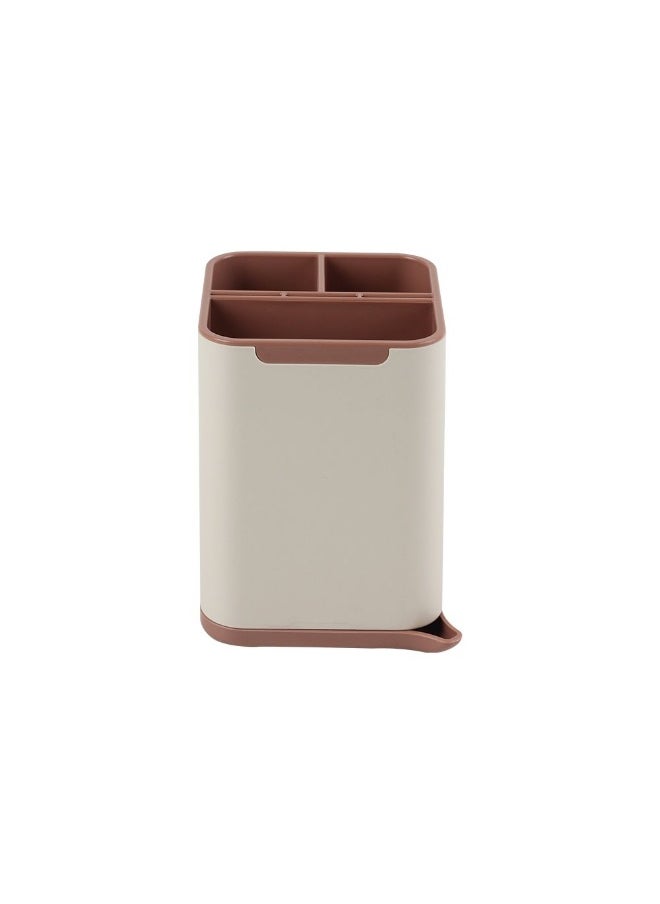 DANUBE HOME Danube Home Mocha Cutlery Holder 11.5 X 11.8 X 14.5 Cm | Abs Cutleries Stand | Durable Kitchen Utensils Accessories For Home Dining Kitchen - Multi Color  - Image 3