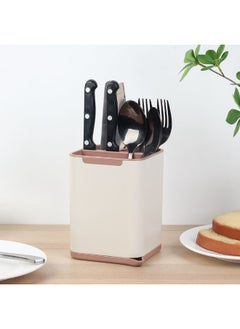 DANUBE HOME Danube Home Mocha Cutlery Holder 11.5 X 11.8 X 14.5 Cm | Abs Cutleries Stand | Durable Kitchen Utensils Accessories For Home Dining Kitchen - Multi Color  - Image 2